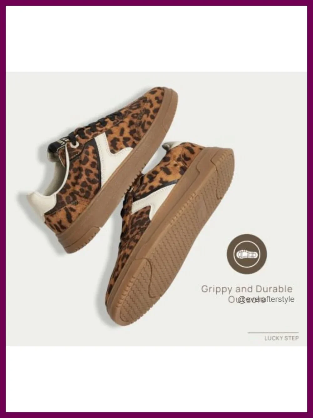 Platform Sneakers Thick Sole Lace-Up Comfortable Walking Shoes